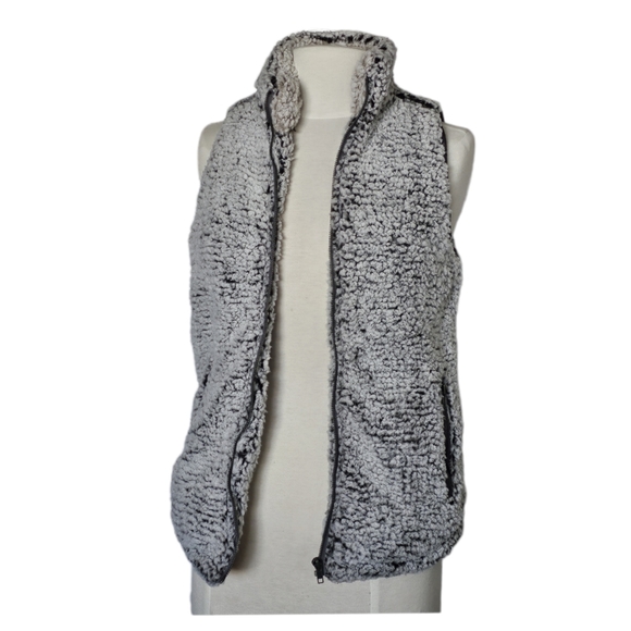 THREAD & SUPPLY Sherpa Vest Womens X-Small - Picture 1 of 4
